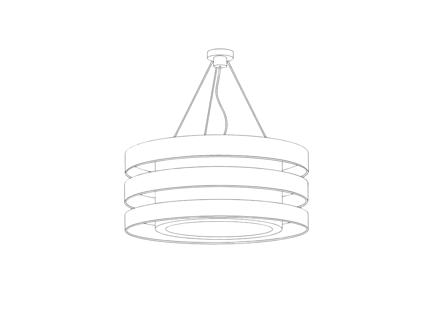 3 Ring Pendant